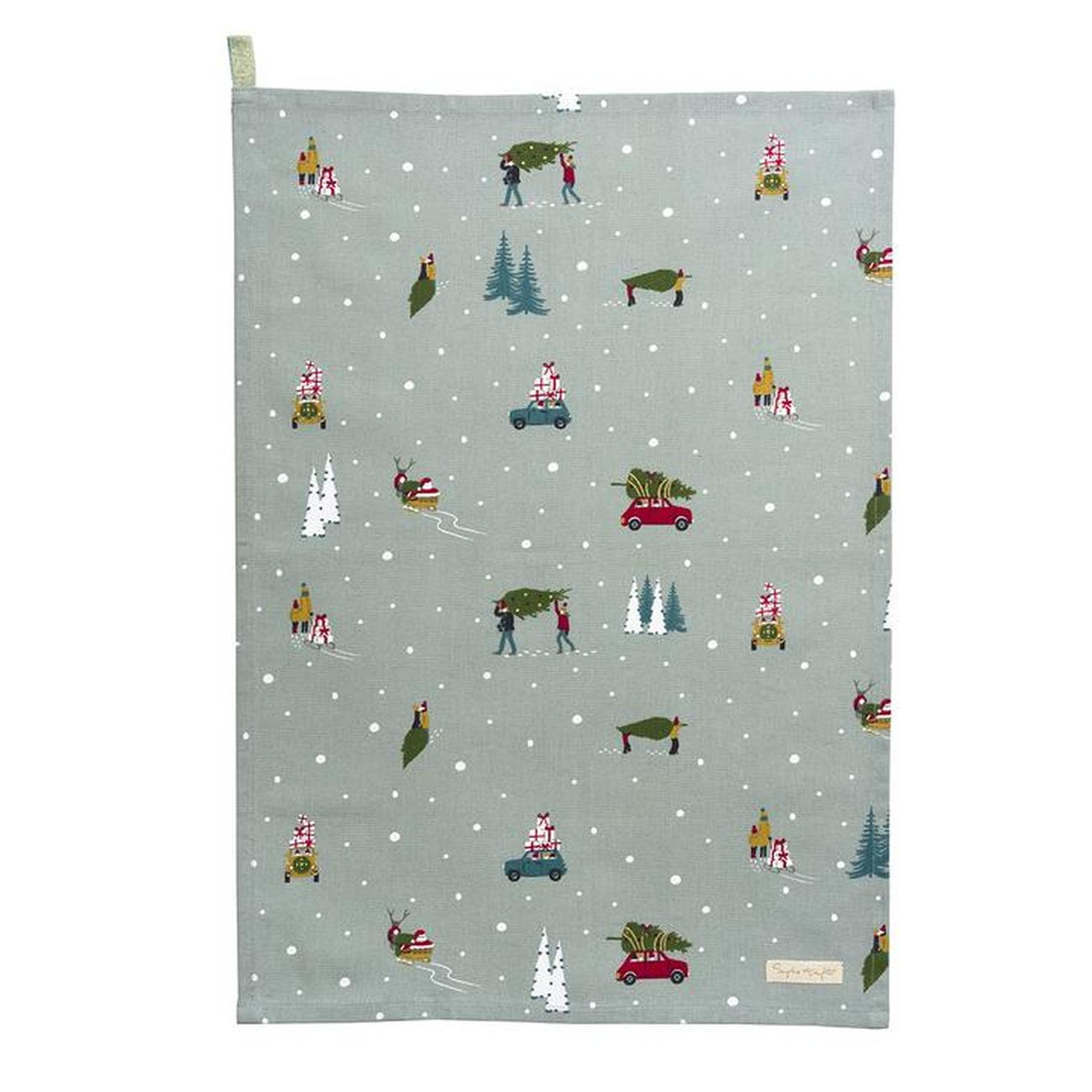 Sophie Allport Home For Christmas Tea Towel