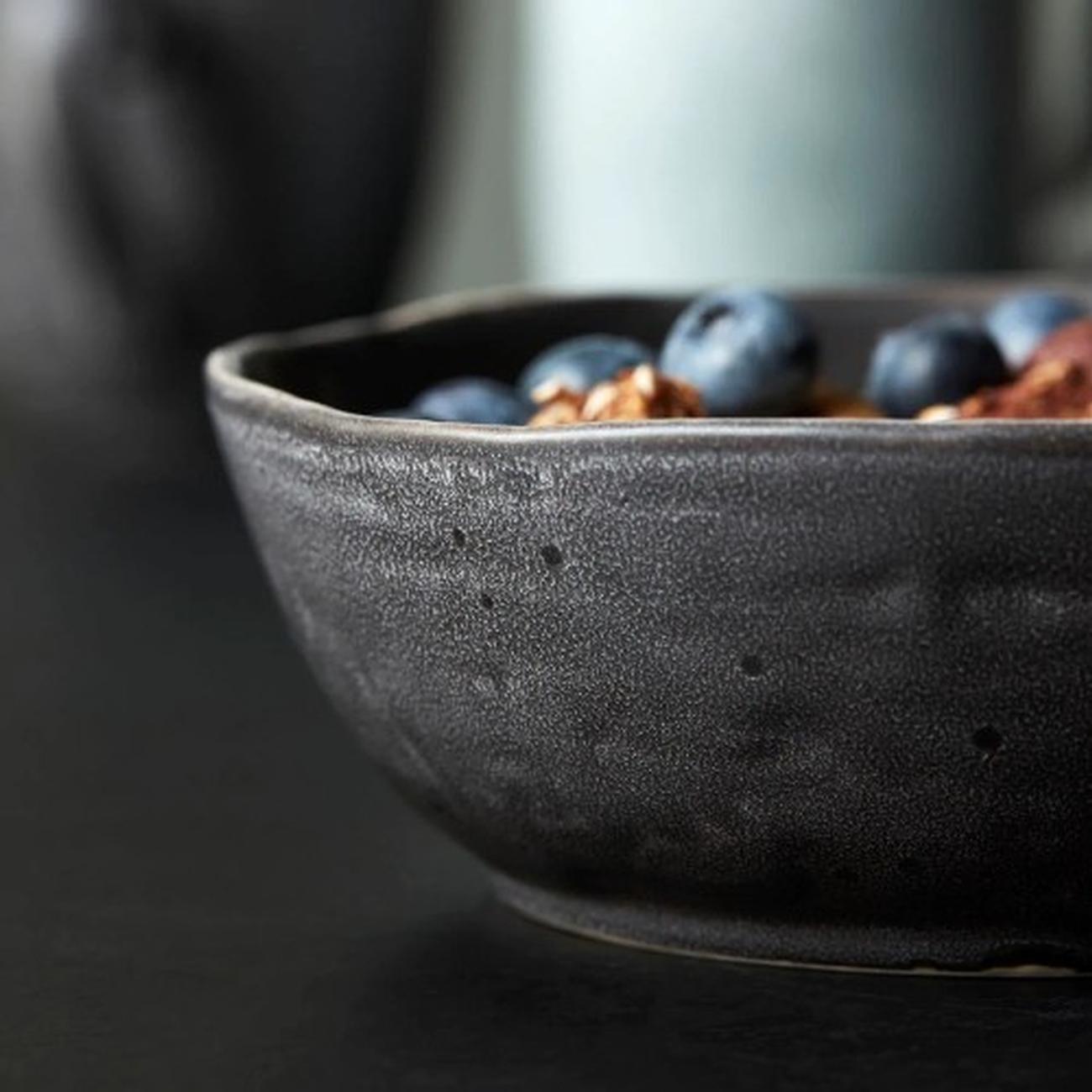 house-doctor-bowl-rustic-dark-grey - House Doctor Rustic Bowl Dark Grey
