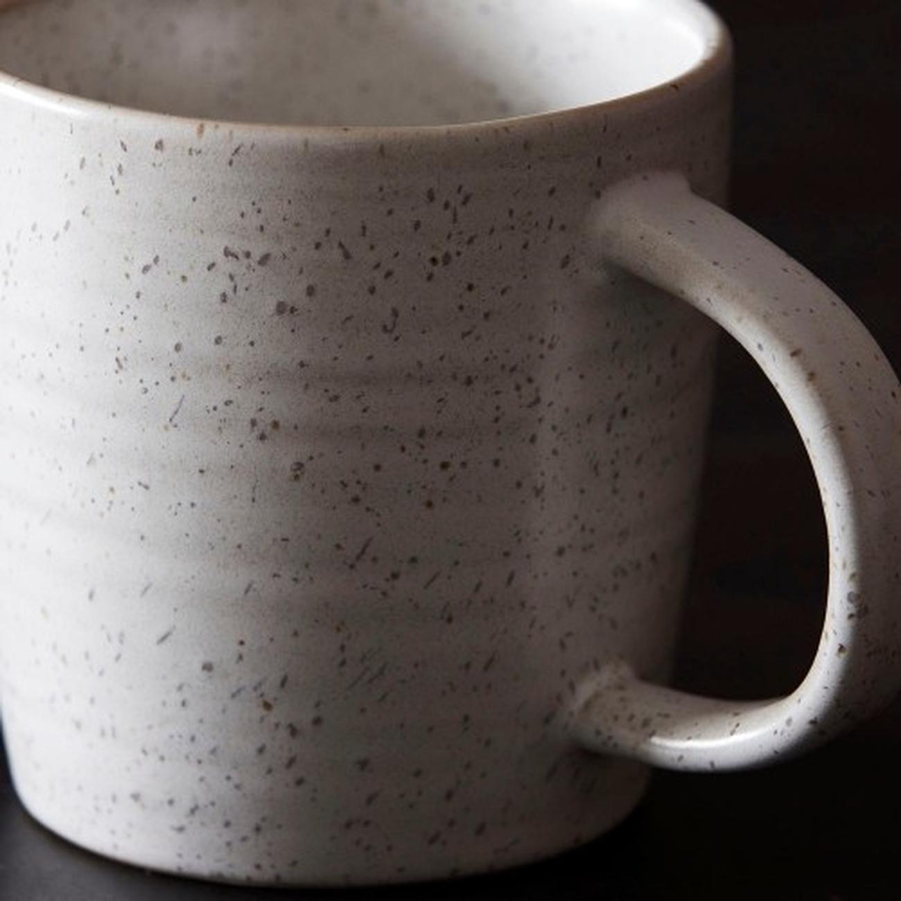 house-doctor-pion-cup-mug-grey-white - House Doctor Pion Cup Grey White