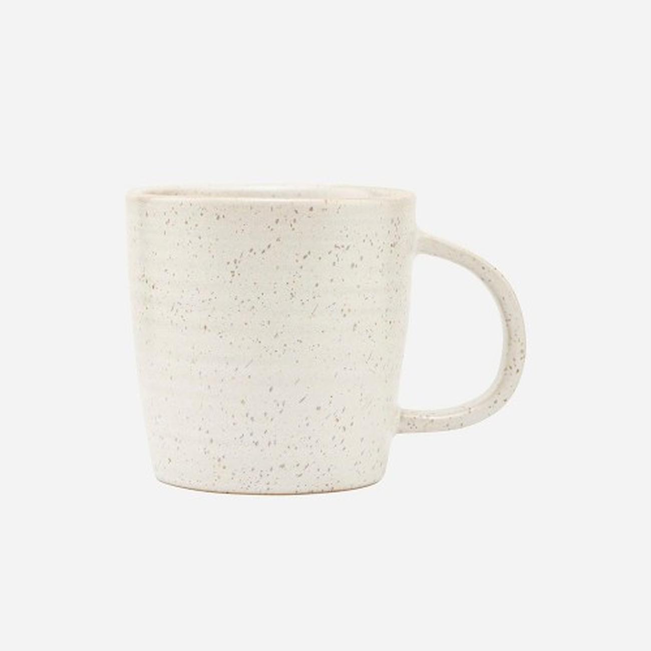 house-doctor-pion-cup-mug-grey-white - House Doctor Pion Cup Grey White