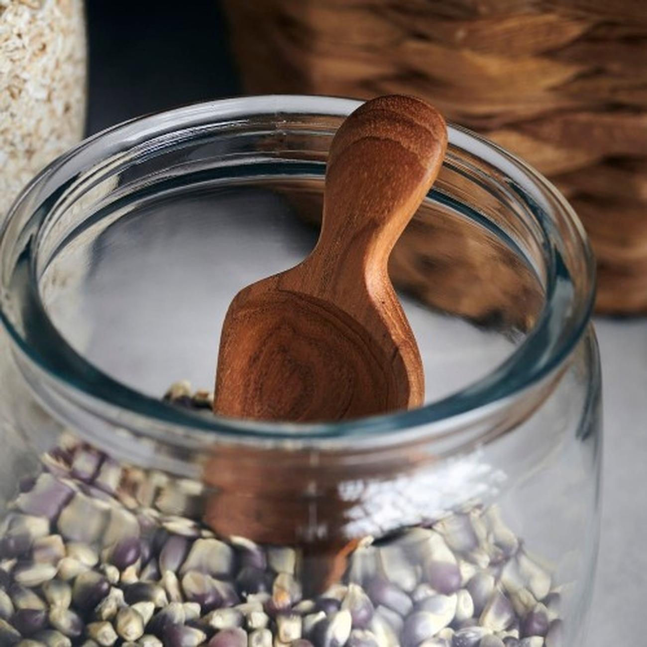 house-doctor-scoop-nature-small - House Doctor Teak Scoop Small
