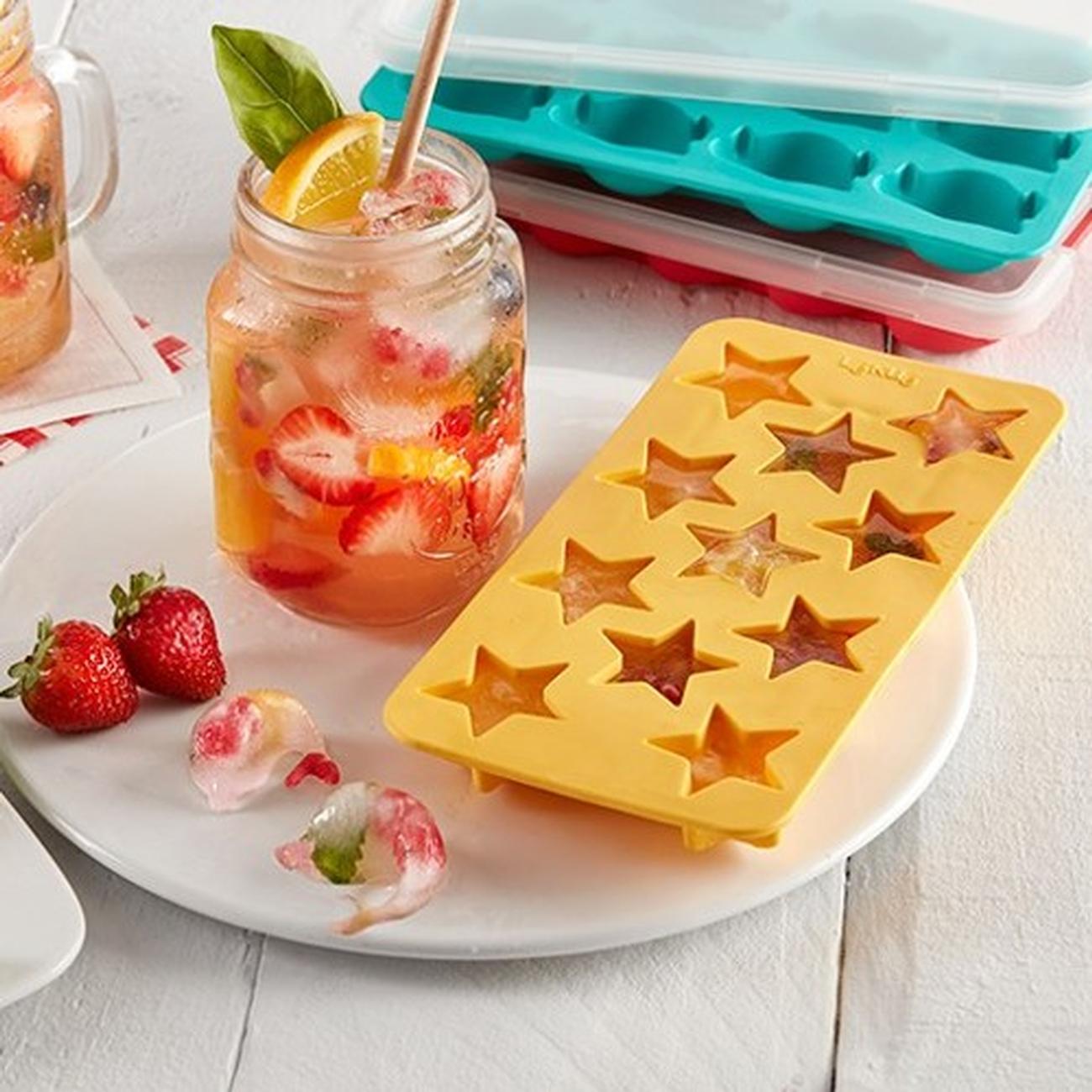 leuke-star-ice-cube-tray - Leuke Slim Star Ice Cube Tray