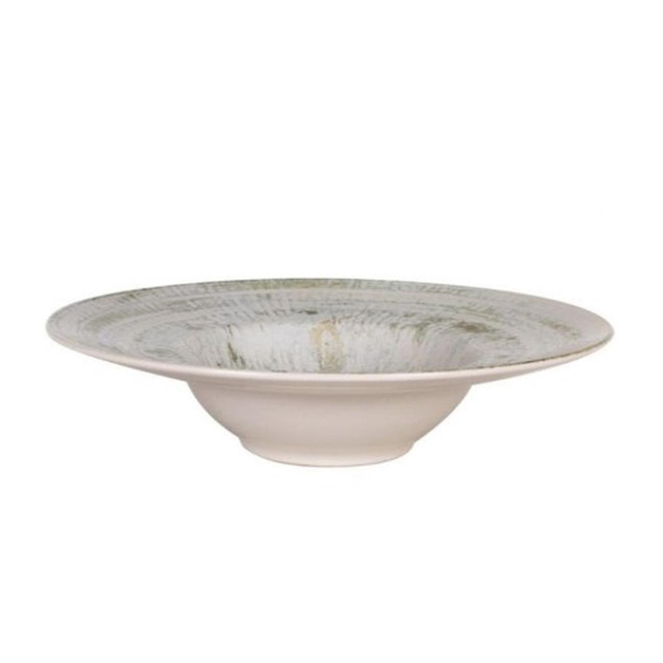idris-moss-green-risotto-pasta-bowl-28cm - Idris Moss Green Risotto Pasta Dish 28cm