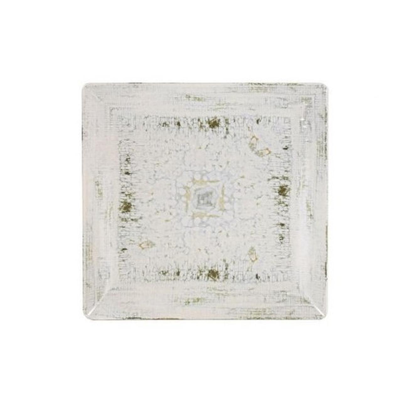 idris-moss-green-square-plate-24cm - Idris Moss Green Square Plate 24cm