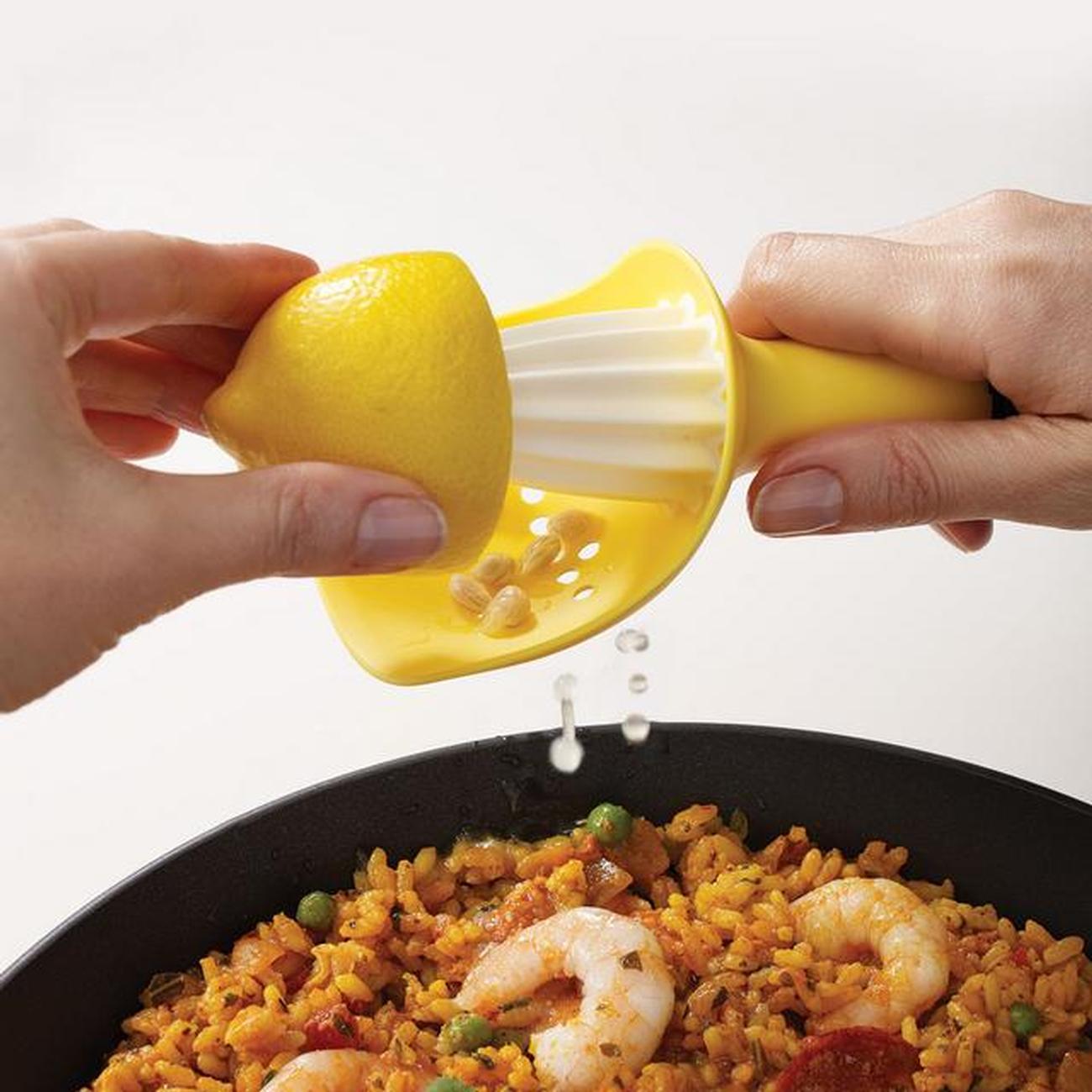 Joseph Joseph Catcher Citrus Reamer Yellow