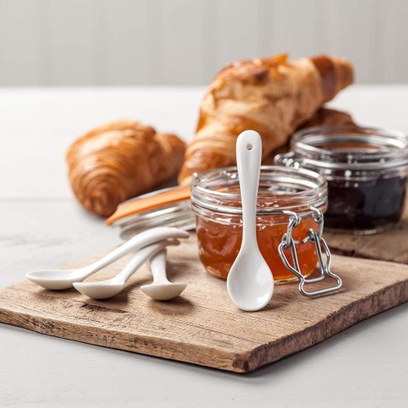 w-m-bartleet-sons-porcelain-jam-and-condiment-spoon-11cm - W M Bartleet & Sons Condiment Spoon 11cm