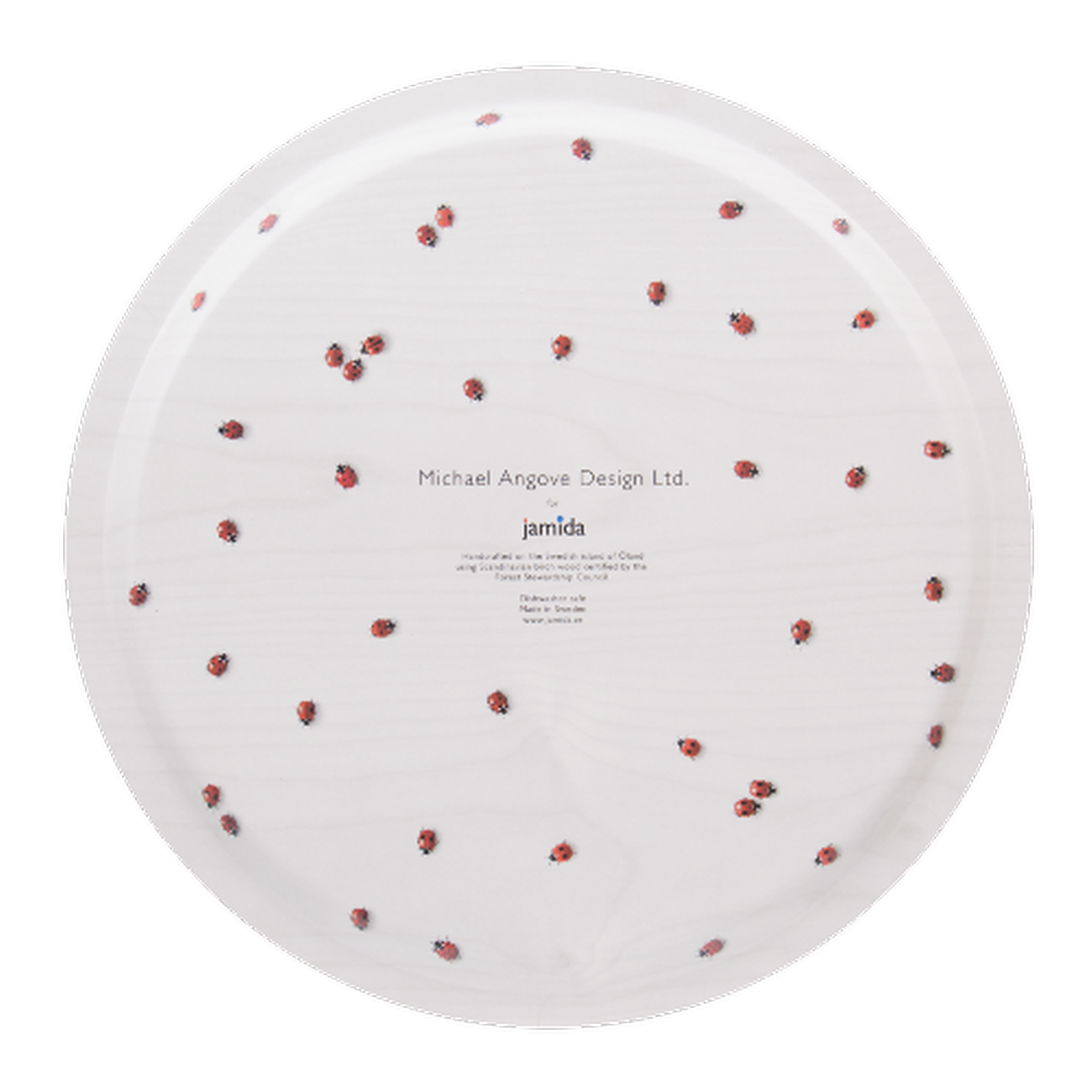 jamida-black-dill-round-tray-39cm-michael-angove - Jamida 39cm Round Tray Black Dill by Michael Angove