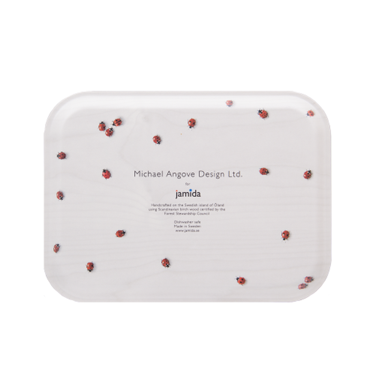 jamida-black-dill-rectangle-tray-27cm-michael-angove - Jamida Black Dill Small Tray by Michael Angove 27cm