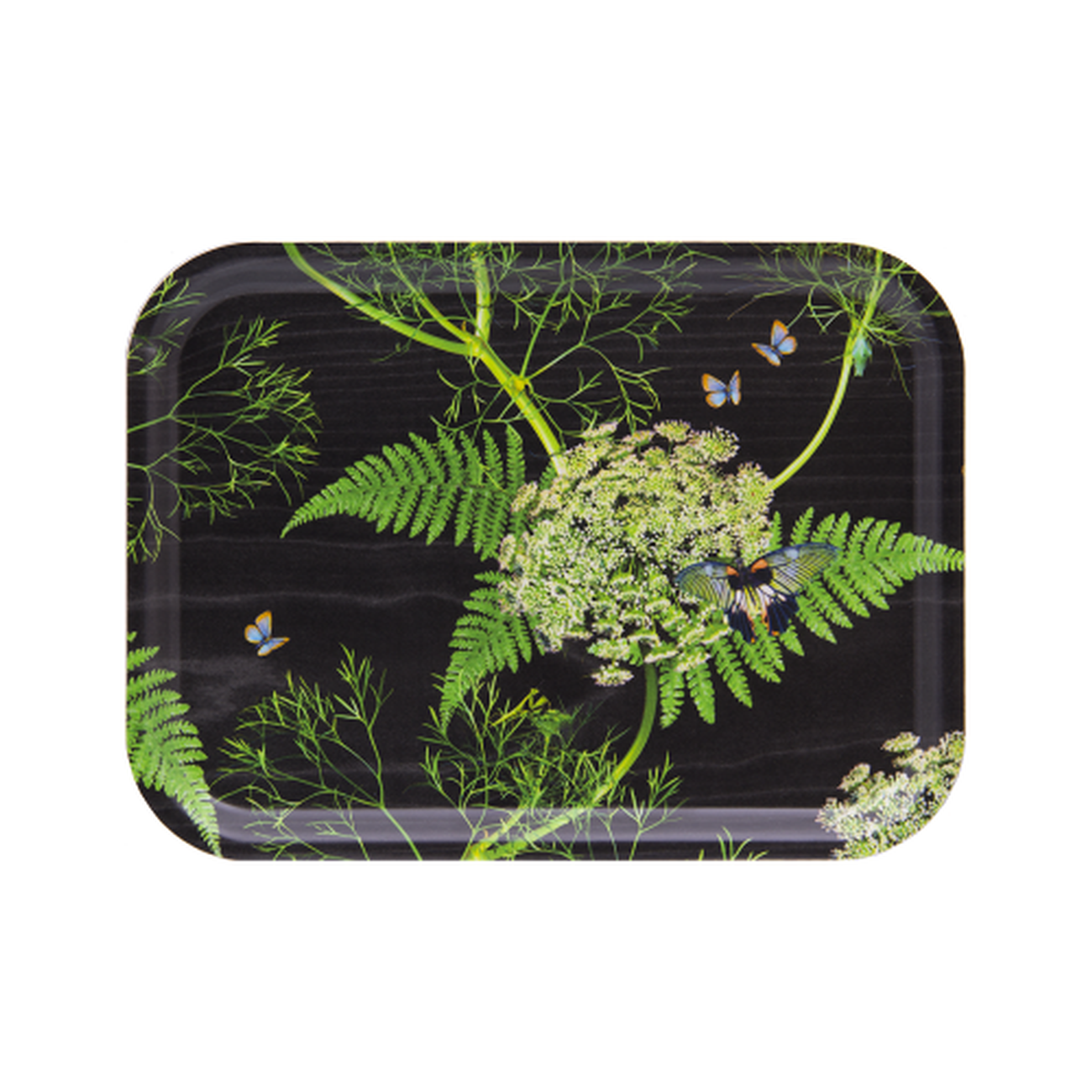 jamida-black-dill-rectangle-tray-27cm-michael-angove - Jamida Black Dill Small Tray by Michael Angove 27cm