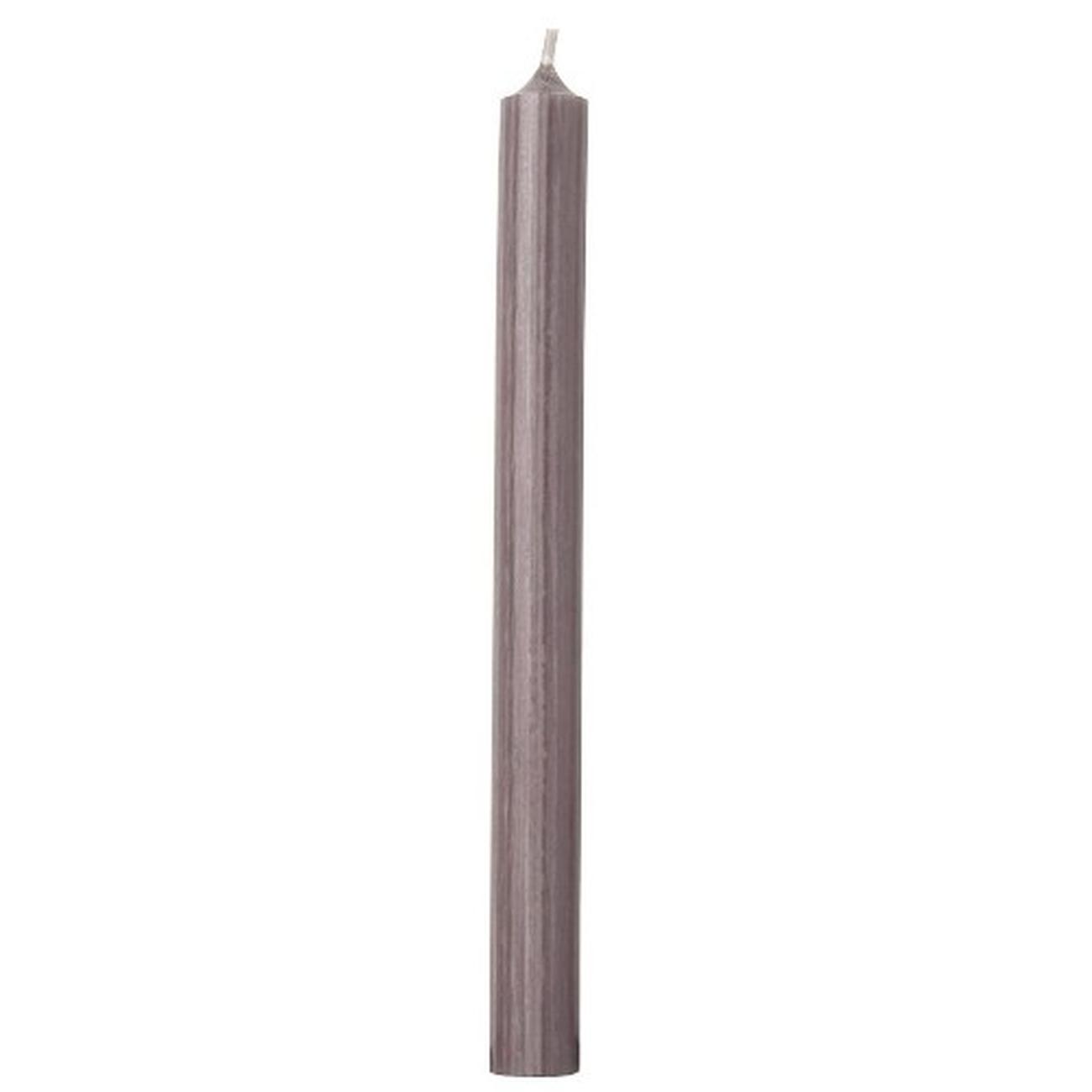 ihr-cylinder-candle-mud-grey - IHR Cylinder Candle Mud