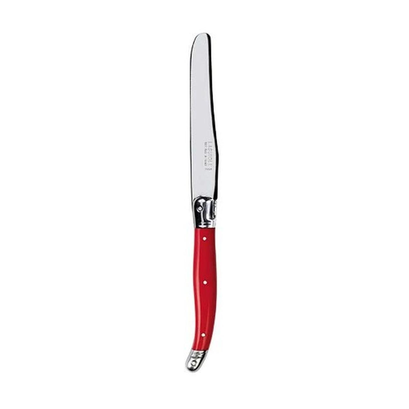 Laguiole-table-knife-red - Laguiole Table Knife Red