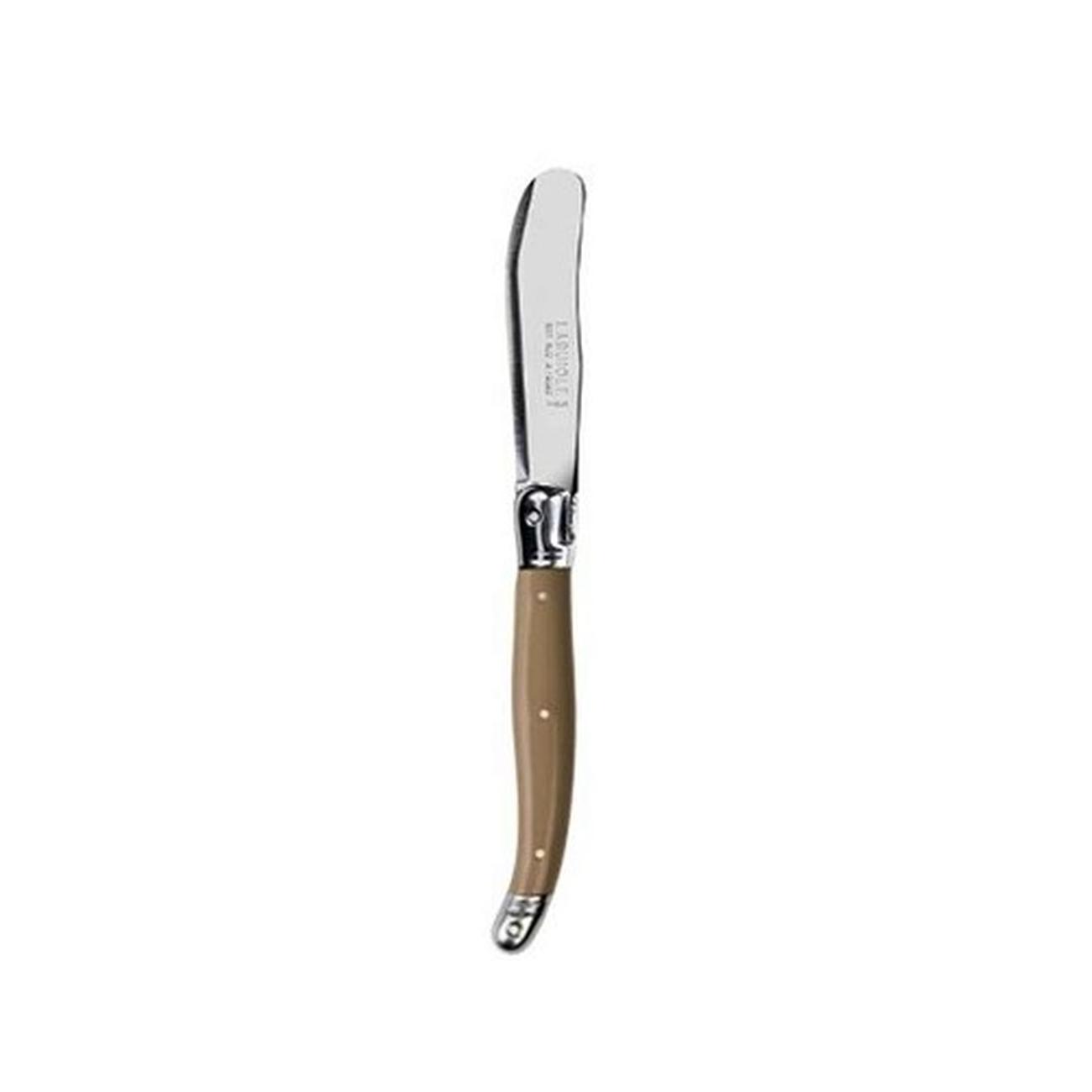 laguiole-butter-spreader-taupe - Laguiole Butter Knife Taupe