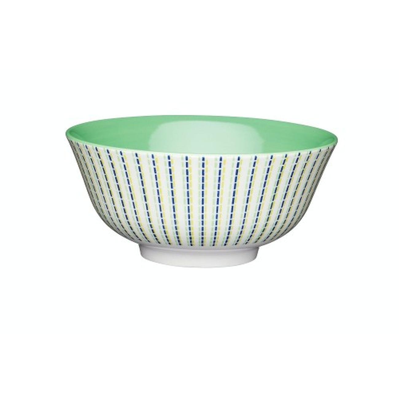 kitchencraft-Moroccan-blue-and-lime-hues-ceramic-bowl - KitchenCraft Blue & Lime Hues Ceramic Bowl