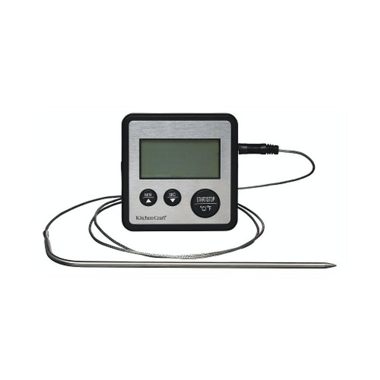 KitchenCraft Digital Cooking Thermometer & Timer