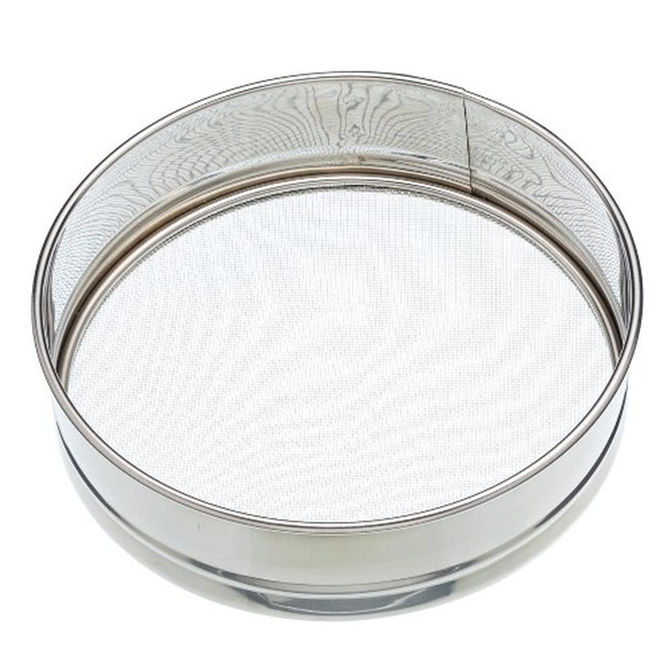 kitchencraft-fine-mesh-tamis-drum-sieve-20cm - KitchenCraft Stainless Steel Fine Mesh Drum Sieve 20cm