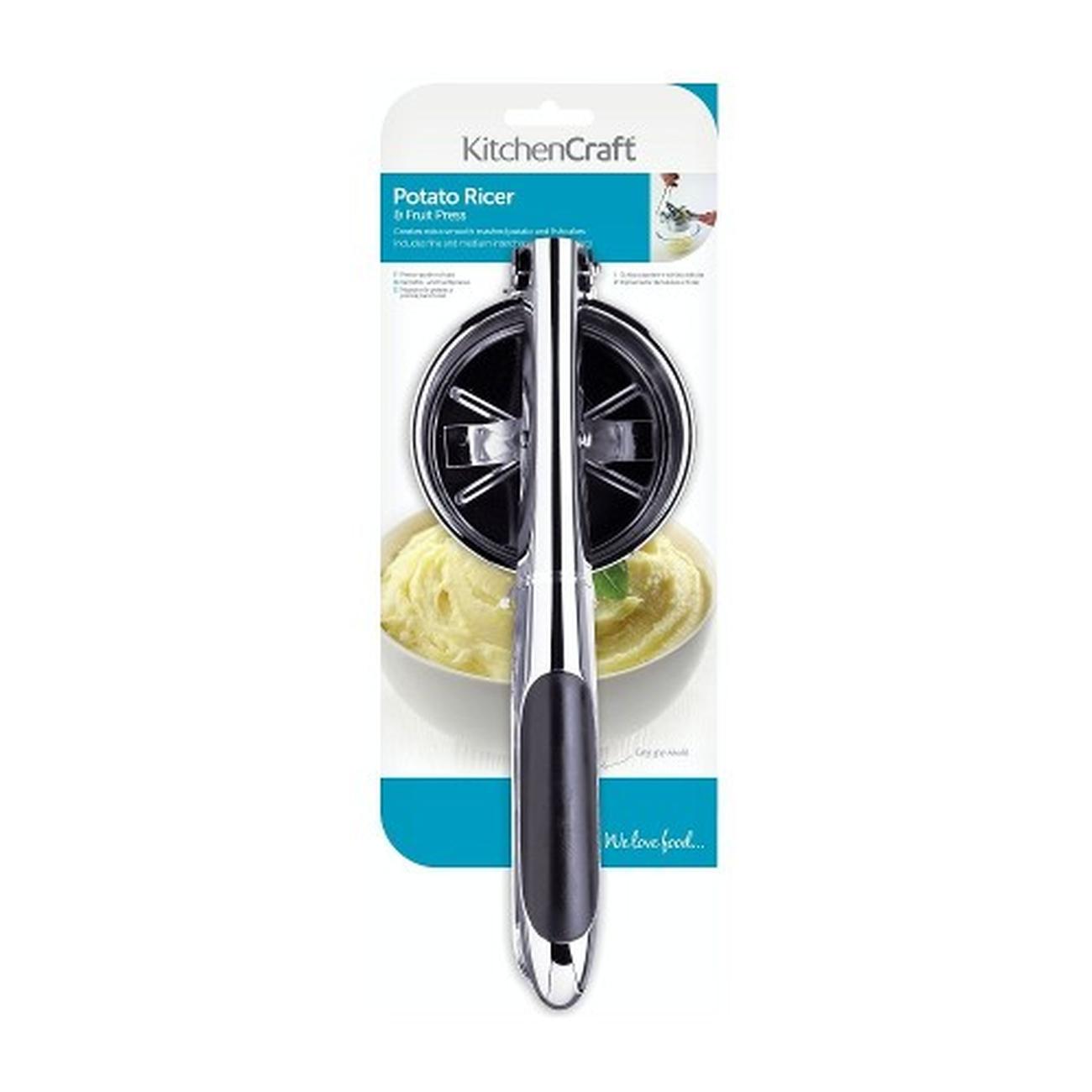 kitchencraft-chrome-plated-potato-ricer - KitchenCraft Potato Ricer