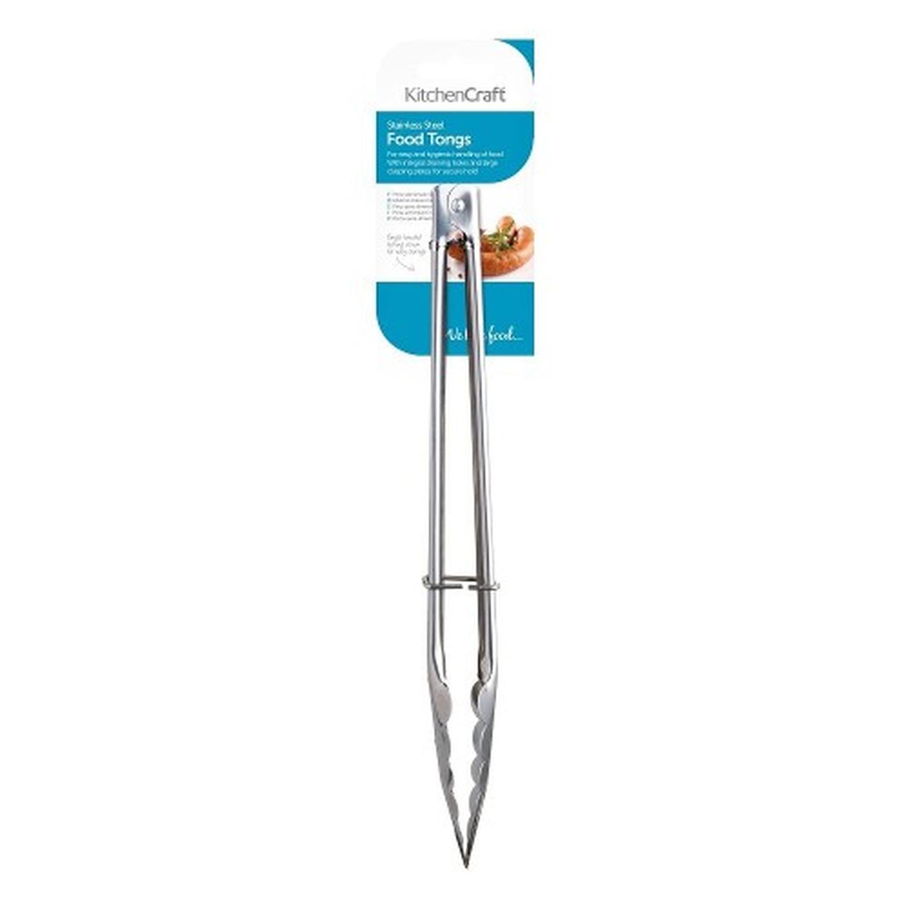 kitchencraft-stainless-steel-food-tongs-40cm - KitchenCraft Stainless Steel Food Tongs 40cm