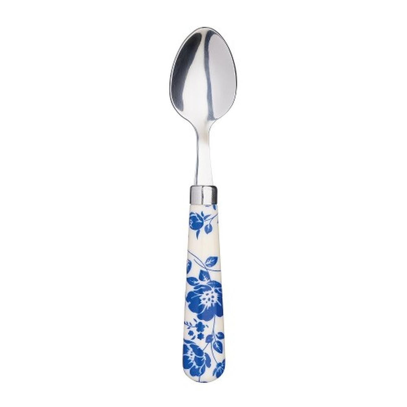 kitchencraft-teaspoon-blue-floral-patterned - KitchenCraft Teaspoon Blue Floral Pattern