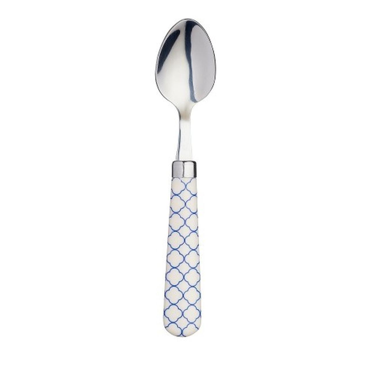 kitchencraft-teaspoon-blue-geometric-patterned - KitchenCraft Teaspoon Blue Geometric Pattern