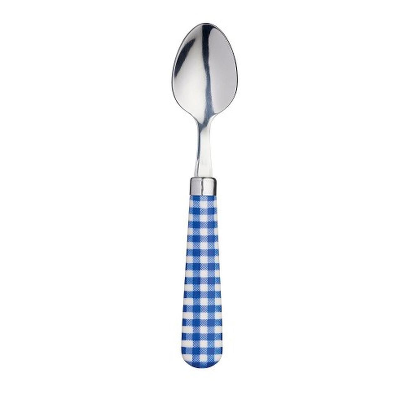 kitchencraft-teaspoon-green-gingham-patterned - KitchenCraft Teaspoon Blue Gingham Pattern
