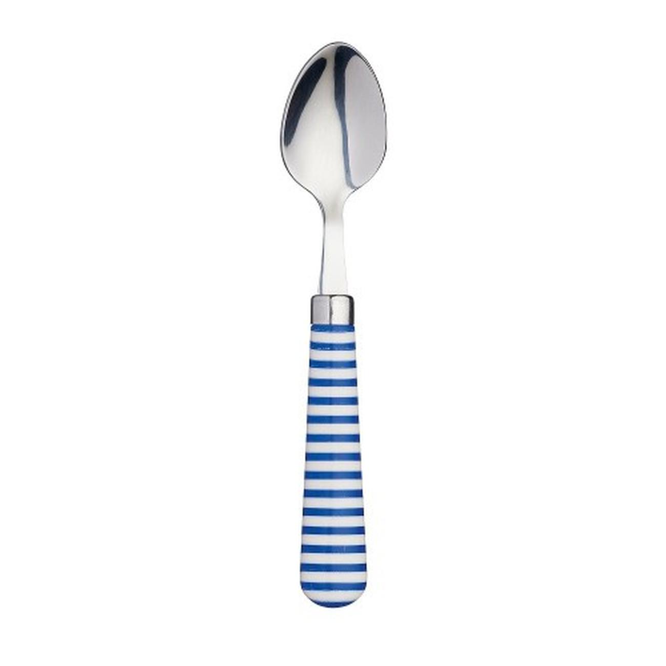 kitchencraft-teaspoon-blue-hoops-patterned - KitchenCraft Teaspoon Blue Hoops Pattern