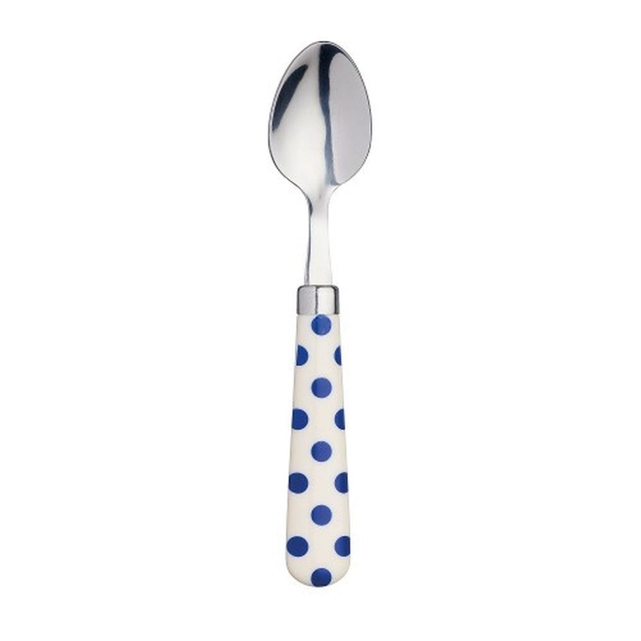 kitchencraft-teaspoon-blue-polka-dot-patterned - KitchenCraft Teaspoon Blue Polka Dot Pattern