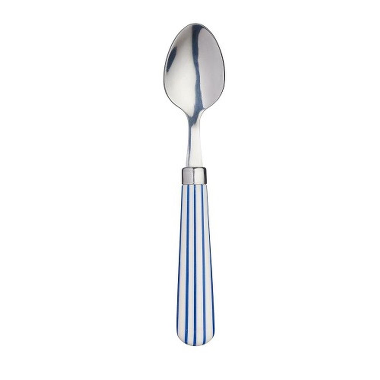 kitchencraft-teaspoon-blue-stripes-patterned - KitchenCraft Teaspoon Blue Stripes Pattern