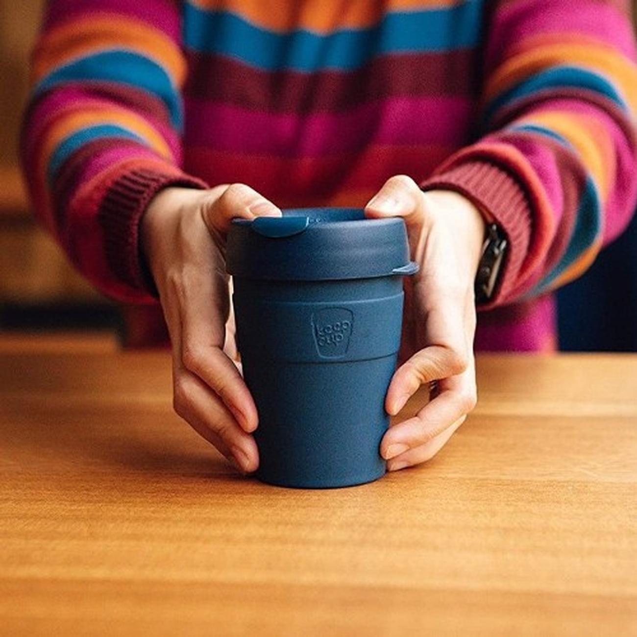 KeepCup Reusable Cork and Glass Cup in 12 oz - THE BEACH PLUM COMPANY