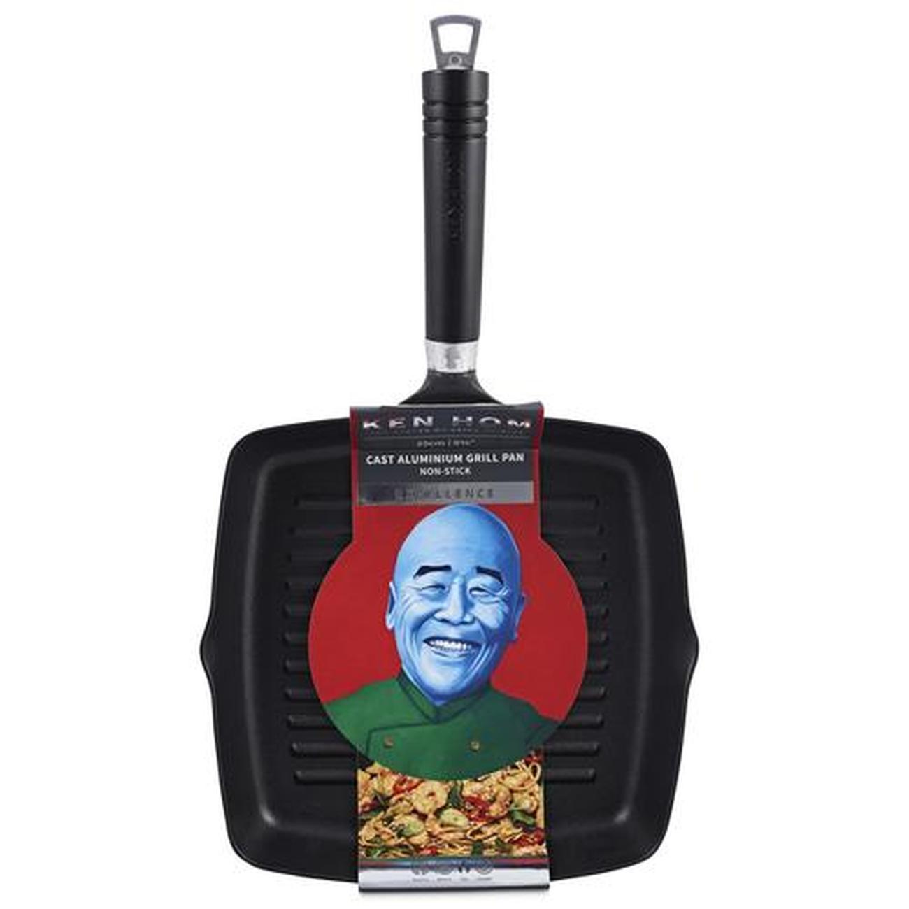 ken-hom-25cm-grill-pan-non-stick-excellence - Ken Hom Excellence Non-stick Grill Pan 25cm