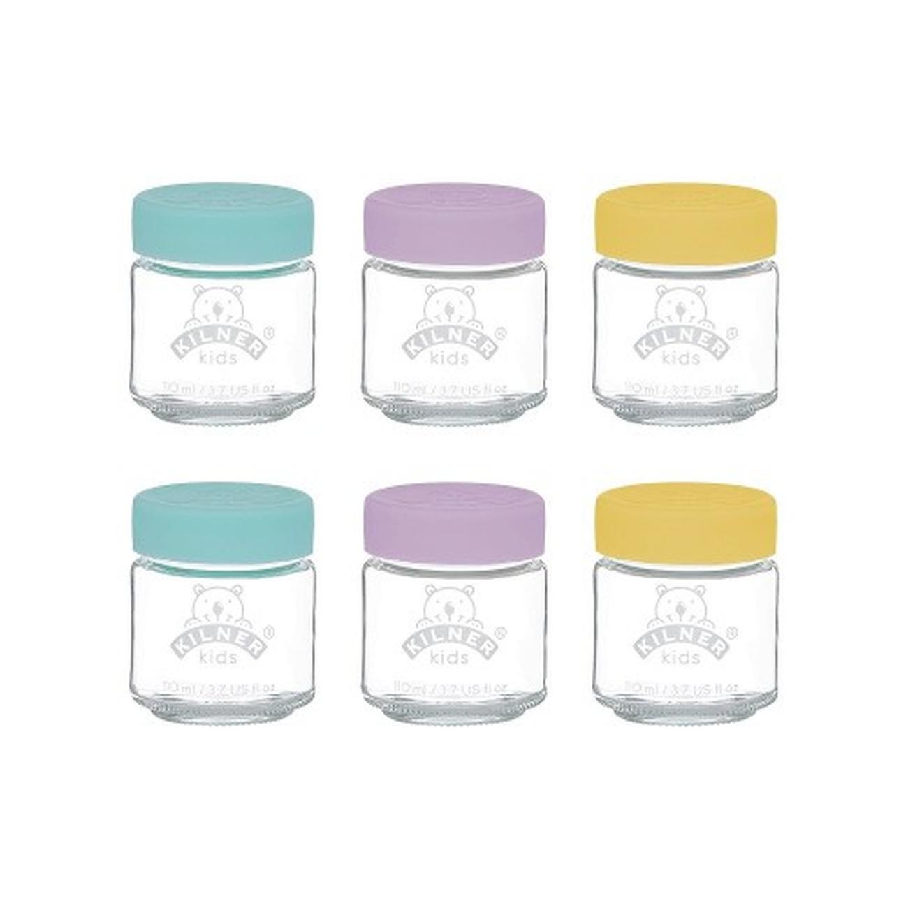 kilner-6pc-kids-jars-110ml - Kilner Set Of 6 Kids Jars 110ml