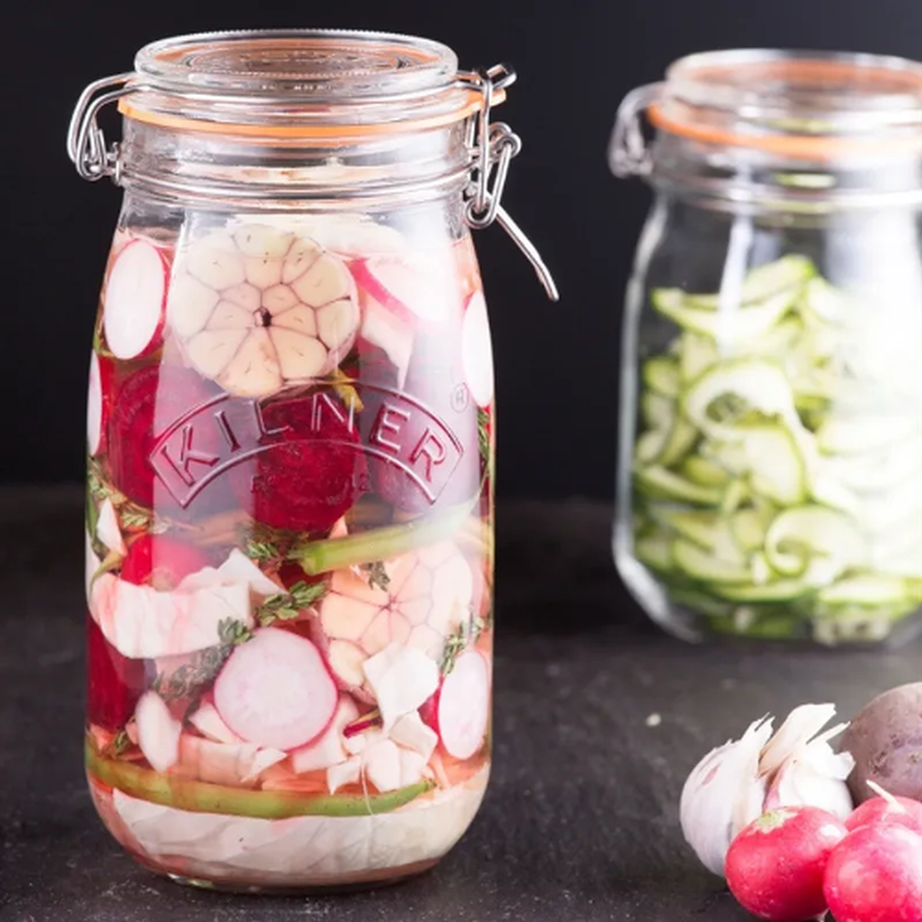kilner-clip-top-round-jar-1500ml - Kilner Clip Top Round Jar 1.5L
