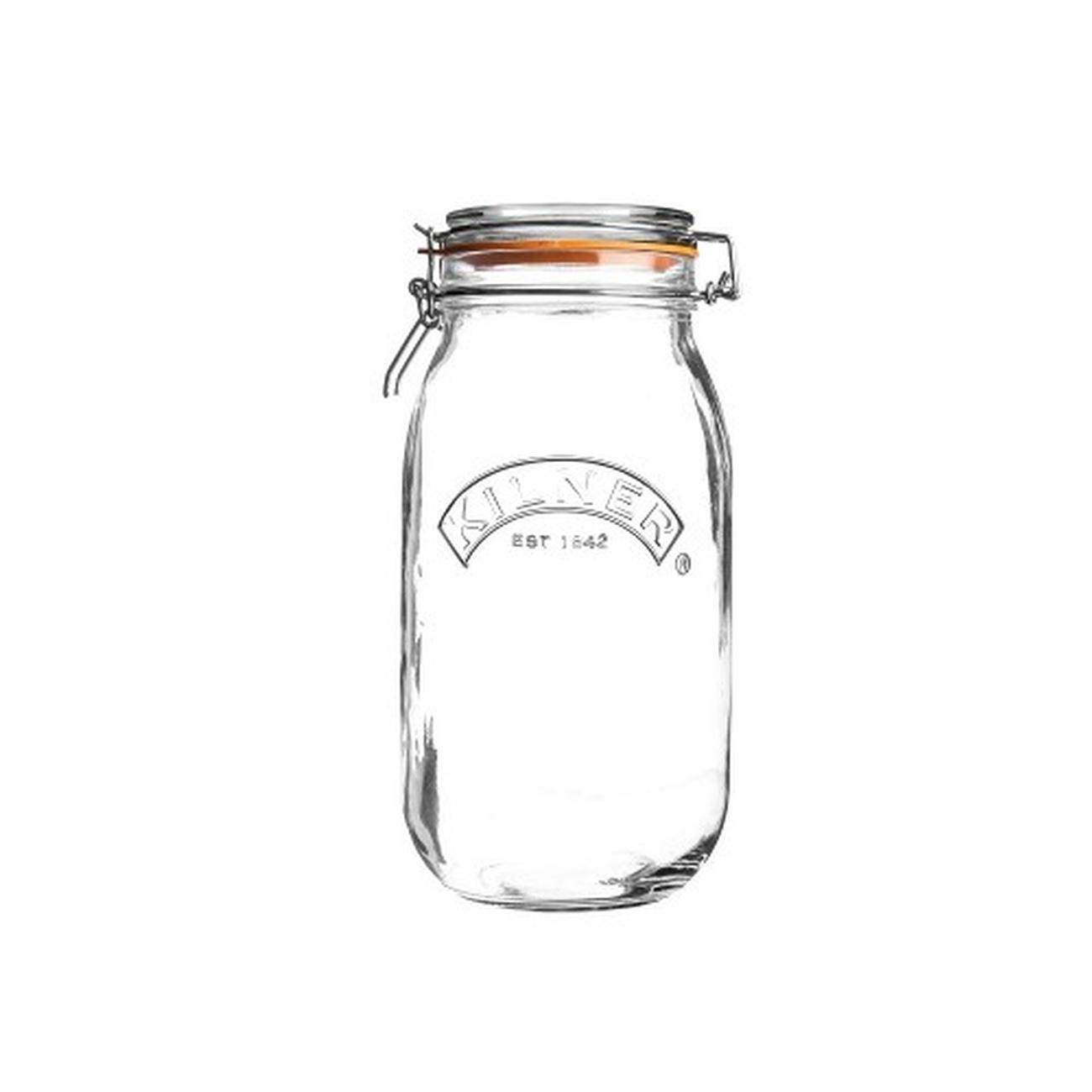 kilner-clip-top-round-jar-1500ml - Kilner Clip Top Round Jar 1.5L