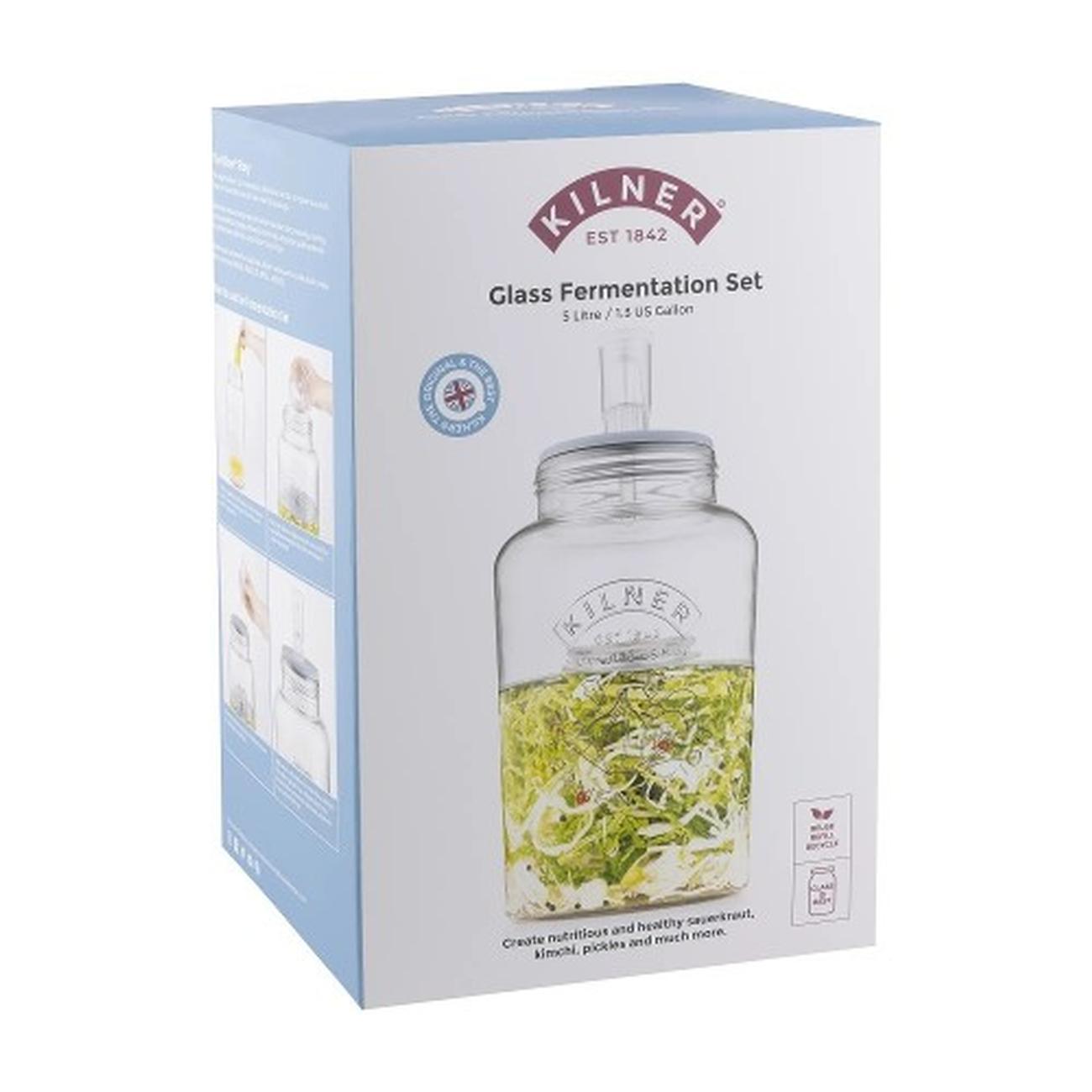 kilner-glass-fermentation-set-5L - Kilner Fermentation Set 5L