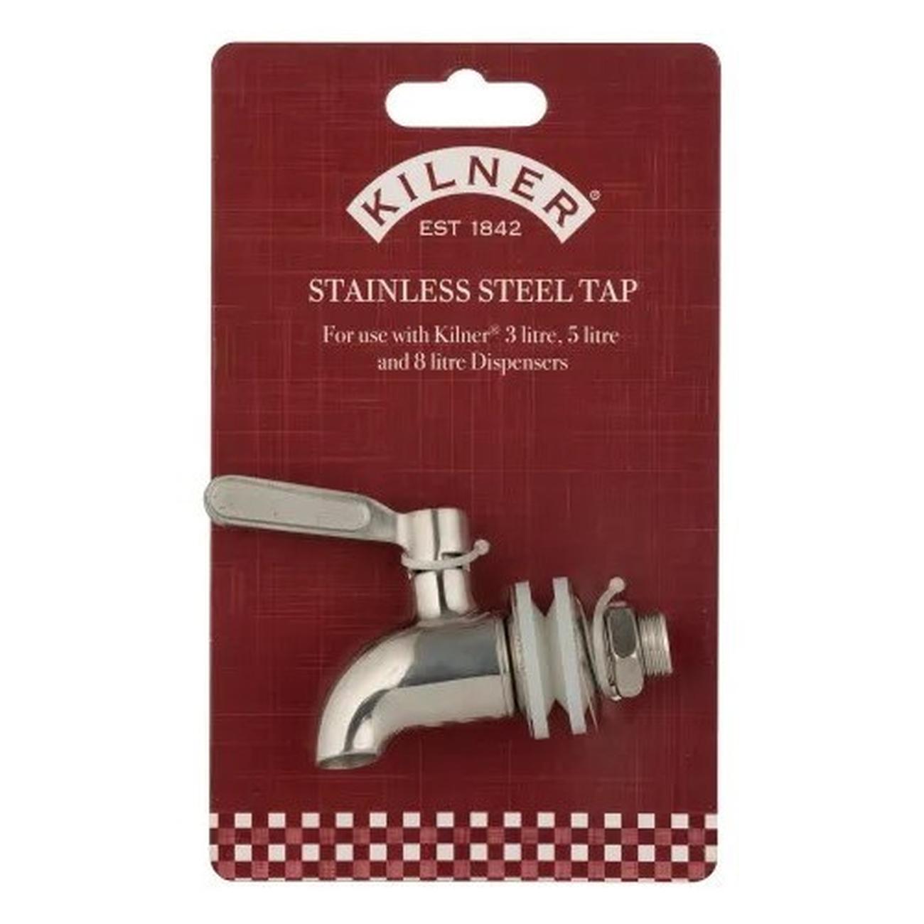 kilner-stainless-steel-replacement-tap - Kilner Drinks Dispenser Stainless Steel Tap