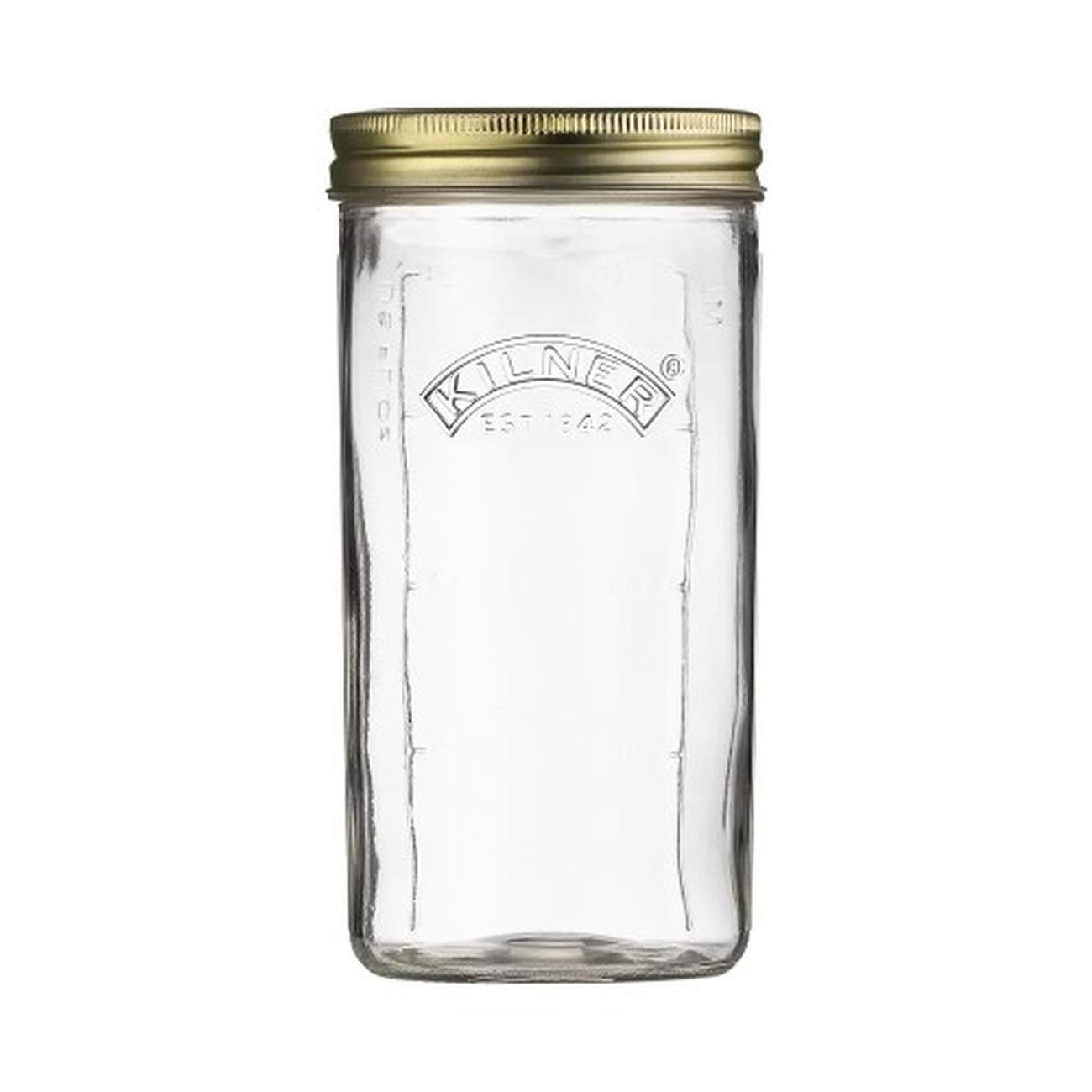 kilner-wide-mouth-preserve-jar-1L - Kilner Wide Mouth Preserve Jar 1L