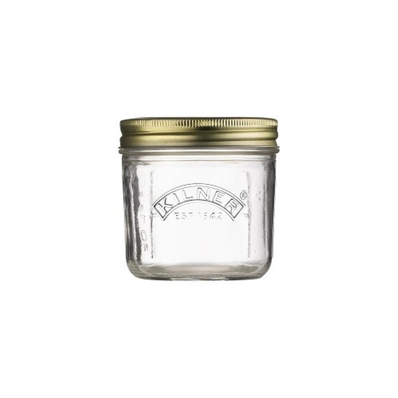kilner-wide-mouth-preserve-jar-200ml - Kilner Wide Mouth Preserve Jar 0.2L