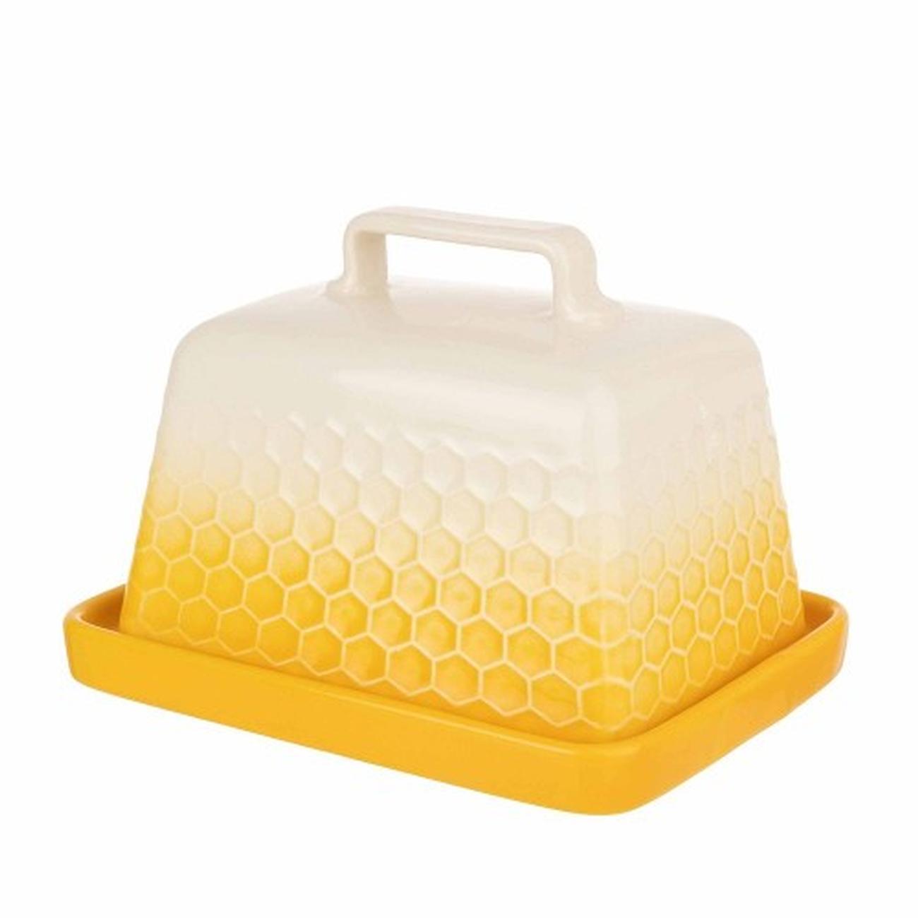 Kitchen Pantry Butter Dish Yellow