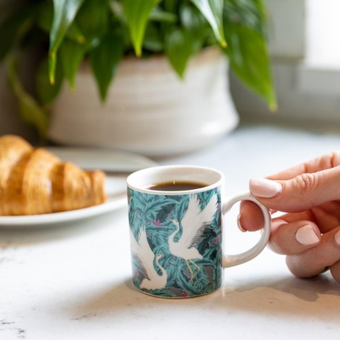 kitchen-craft-leopard-print-espresso-cup - KitchenCraft 80ml Porcelain Leopard Print Espresso Cup