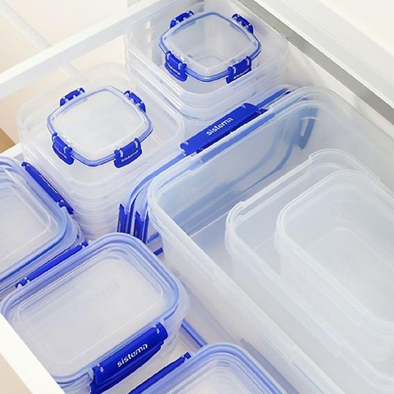sistema-klip-it-plus-3-5l-bakery-box-food-storage-container - Sistema Klip It Plus 3.5L Bakery Box