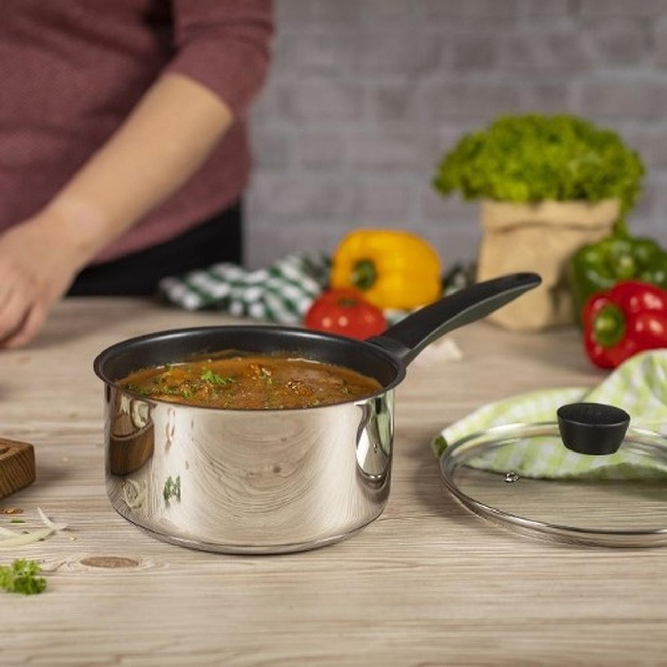 kuhn-rikon-classic-induction-non-stick-saucepan-16cm - Kuhn Rikon Classic Induction Non-Stick Saucepan 16cm