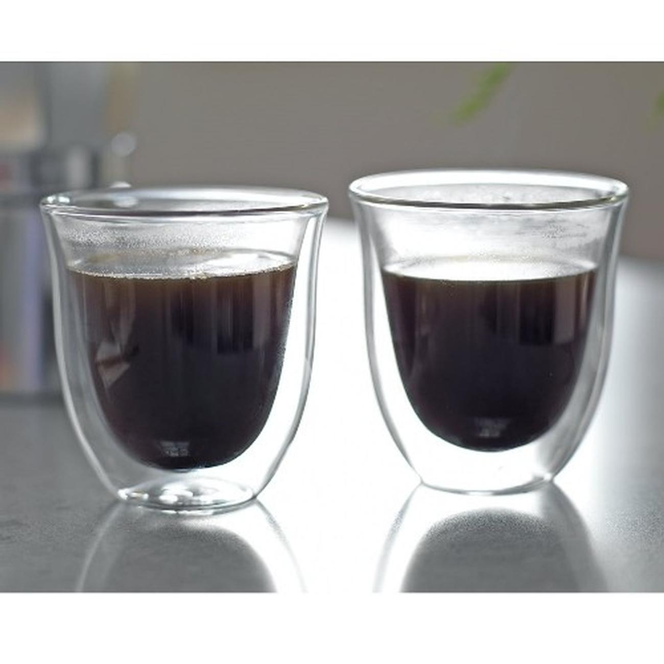 la-cafetiere-jack-4-espresso-glass-cups - La Cafetiere Jack Set Of 4 Double Walled Glass Espresso Cups