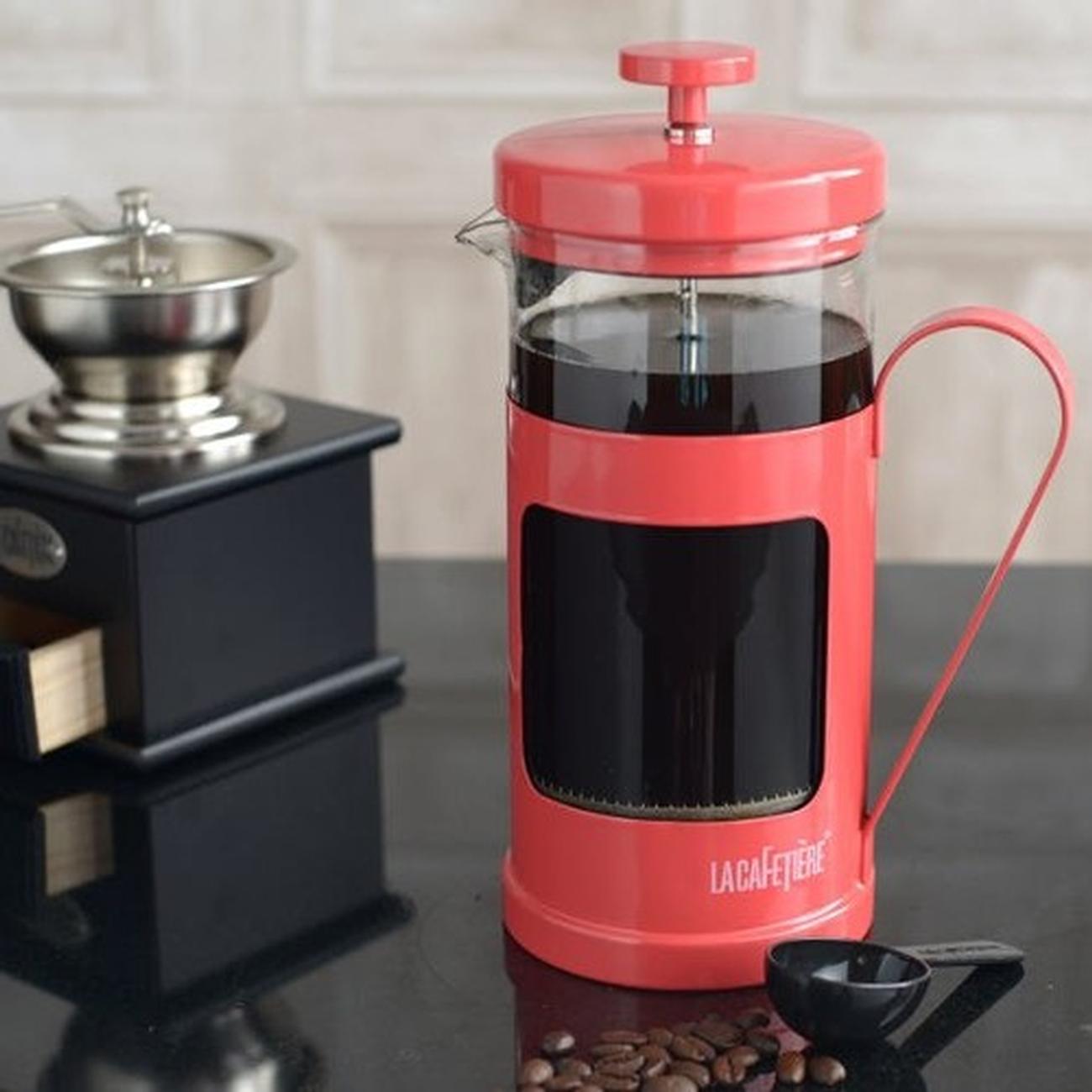 La Cafetiere 8 Cup Monaco Cafetiere Red