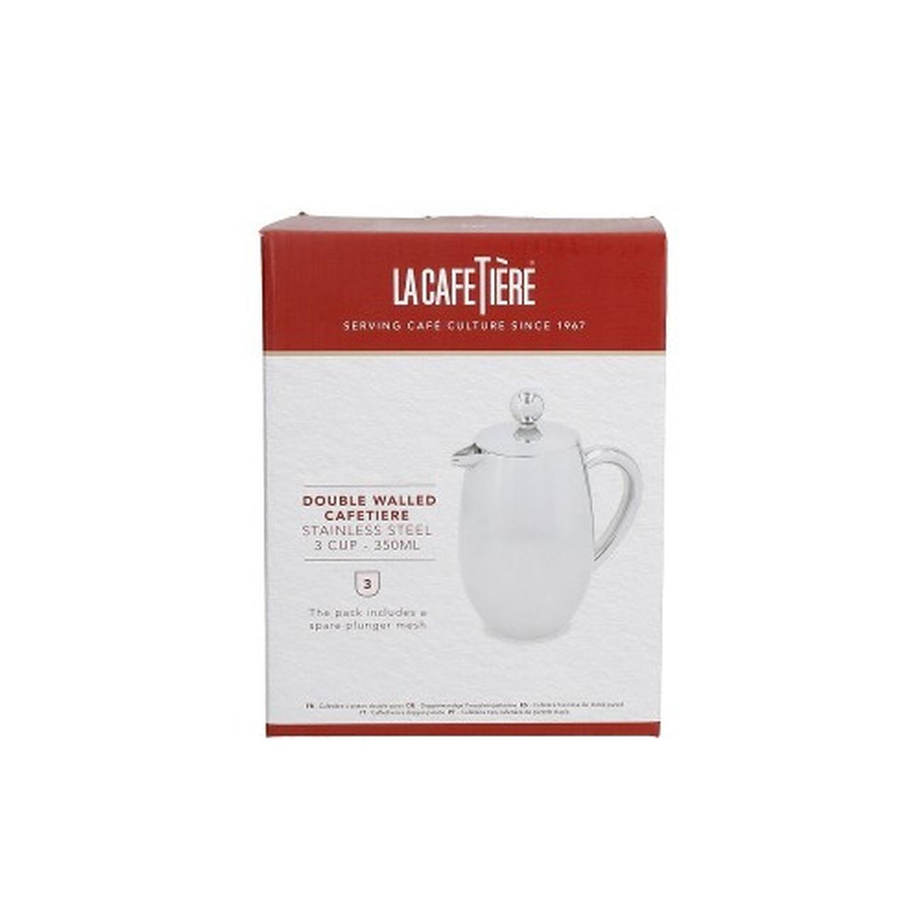 La Cafetiere Set of 2 Double Walled Hot Chocolate Mugs