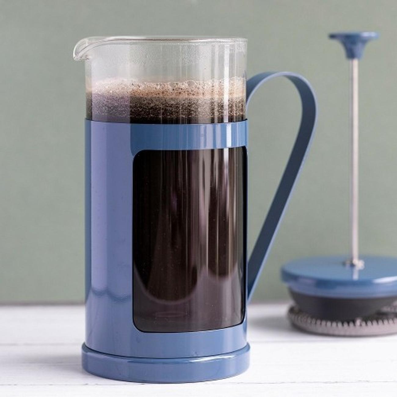la-cafetiere-coffee-press-8-cup-monaco-dark-blue - La Cafetiere 8 Cup Monaco Cafetiere Navy Blue