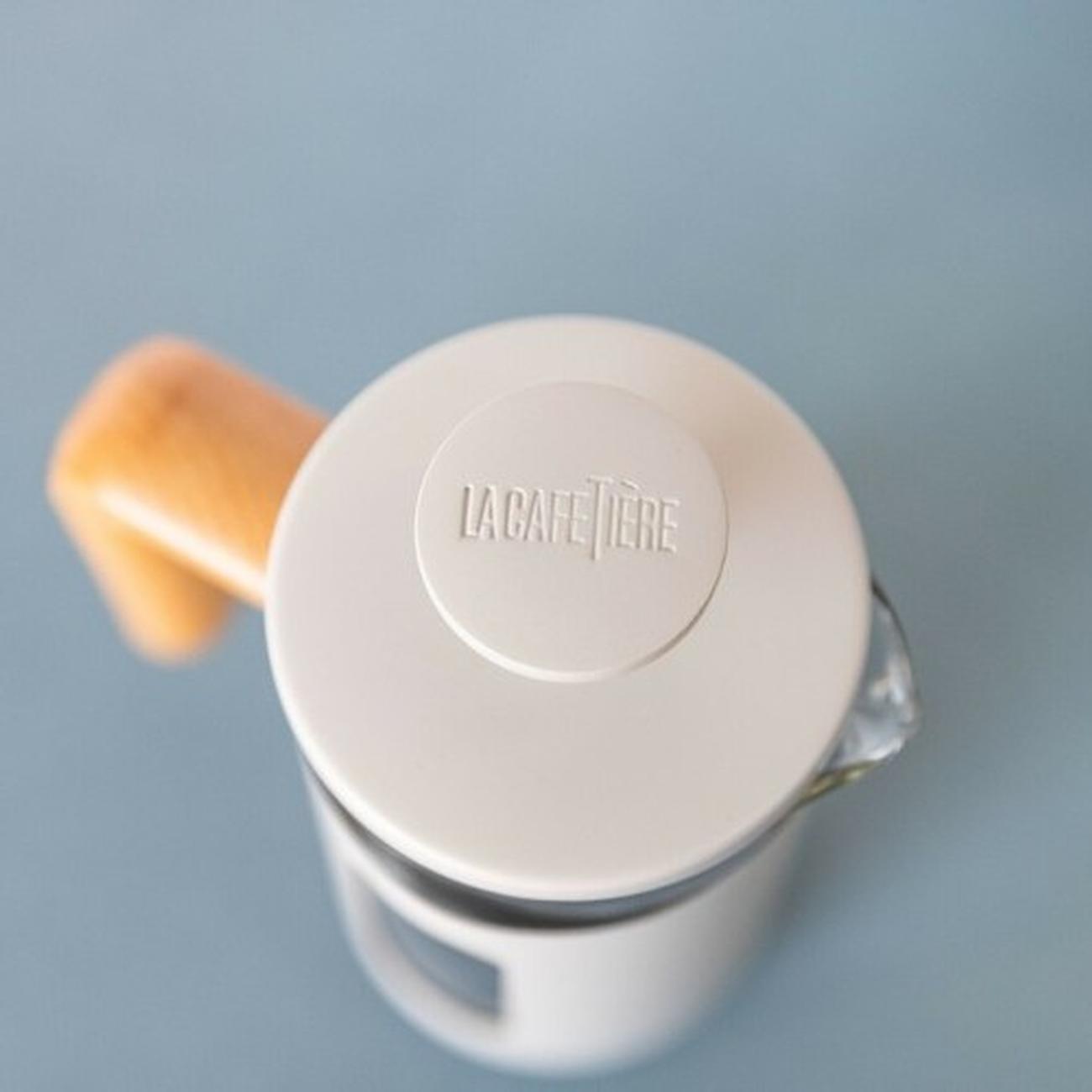 la-cafetiere-pisa-3-cup-coffee-press-cream-latte - La Cafetiere Pisa Cafetiere 3 Cup Cream