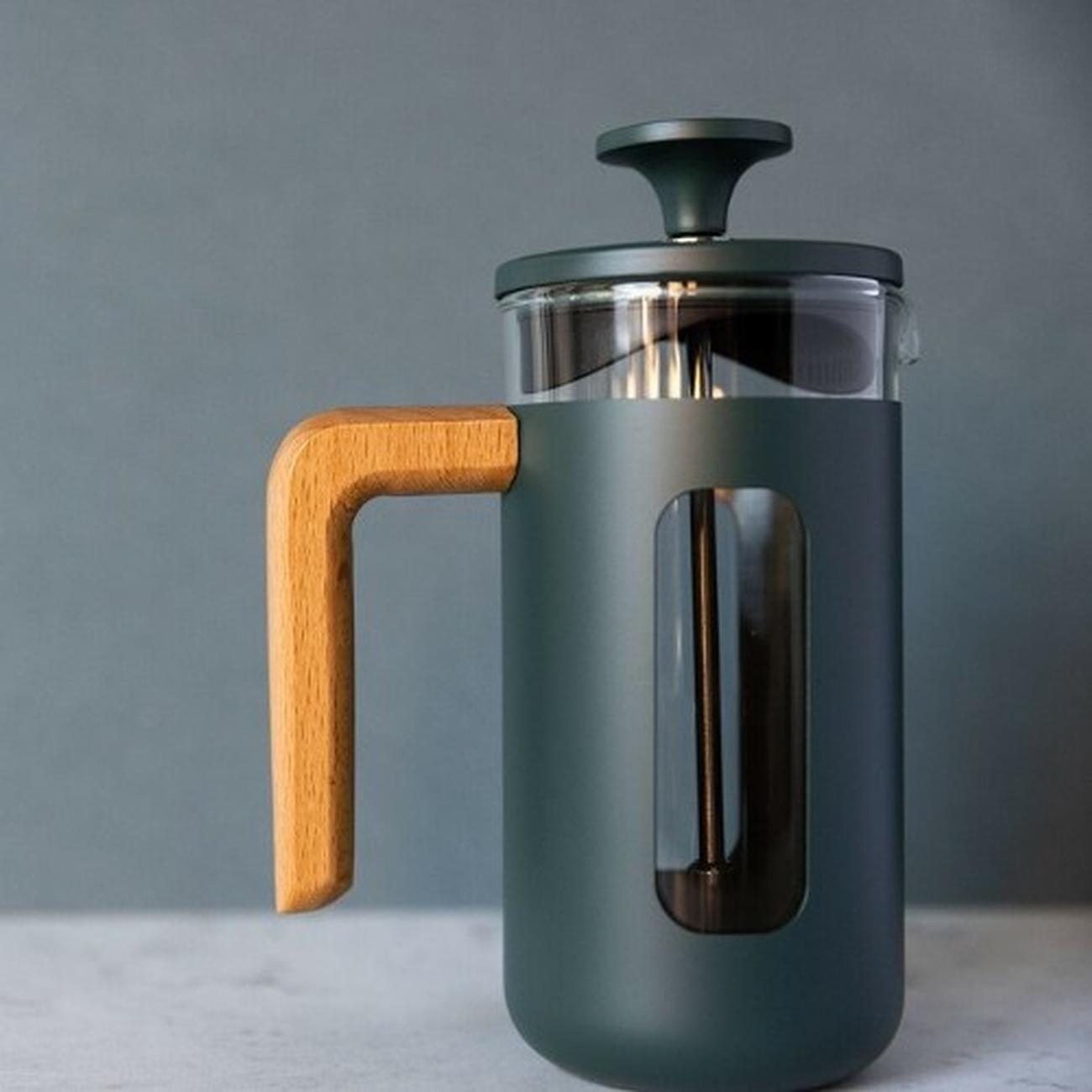la-cafetiere-pisa-3-cup-coffee-press-green - La Cafetiere Pisa Cafetiere 3 Cup Green