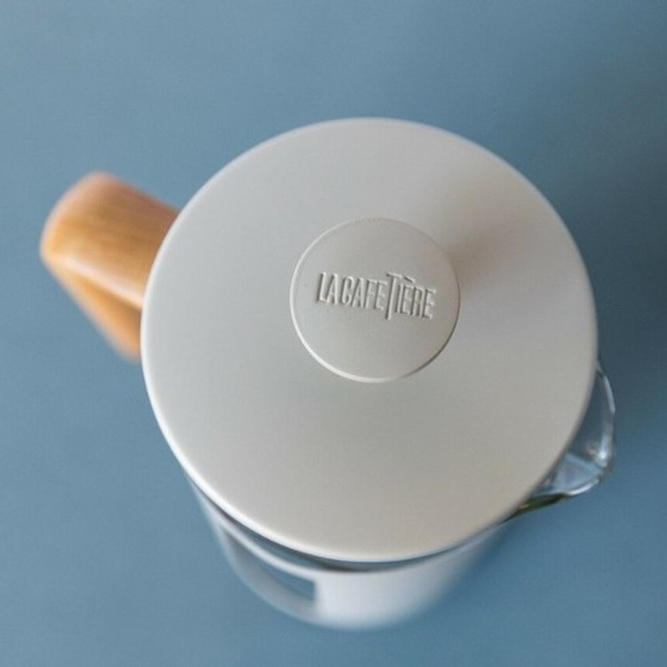 la-cafetiere-pisa-8-cup-coffee-press-cream - La Cafetiere Pisa Cafetiere 8 Cup Cream