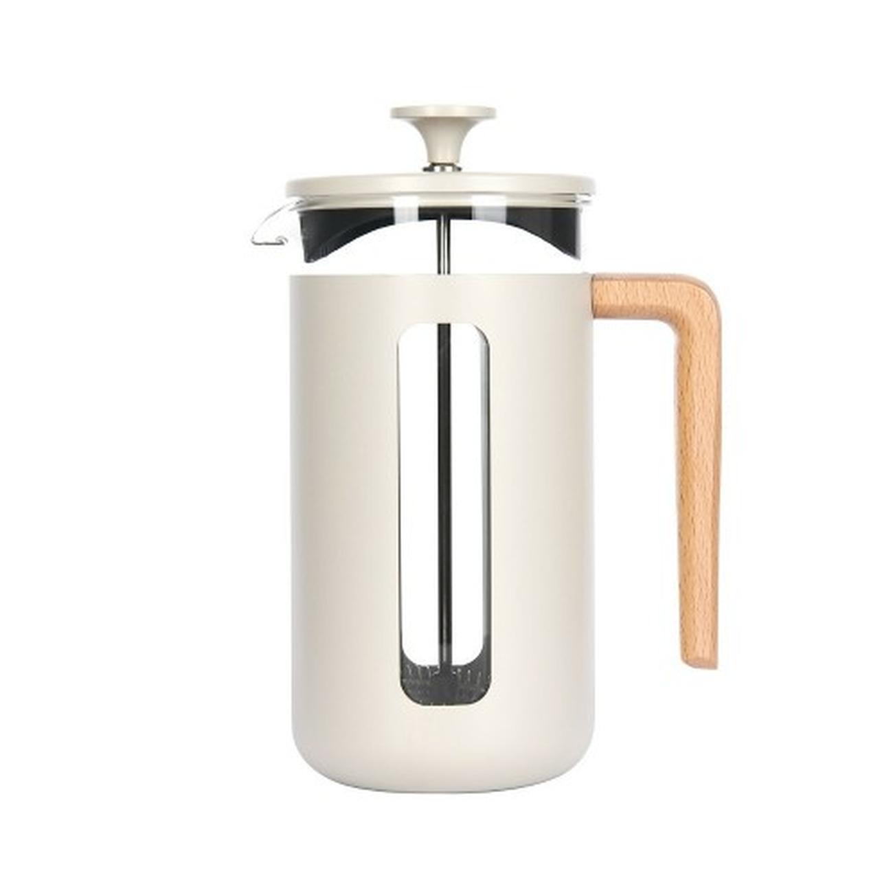 la-cafetiere-pisa-8-cup-coffee-press-cream - La Cafetiere Pisa Cafetiere 8 Cup Cream