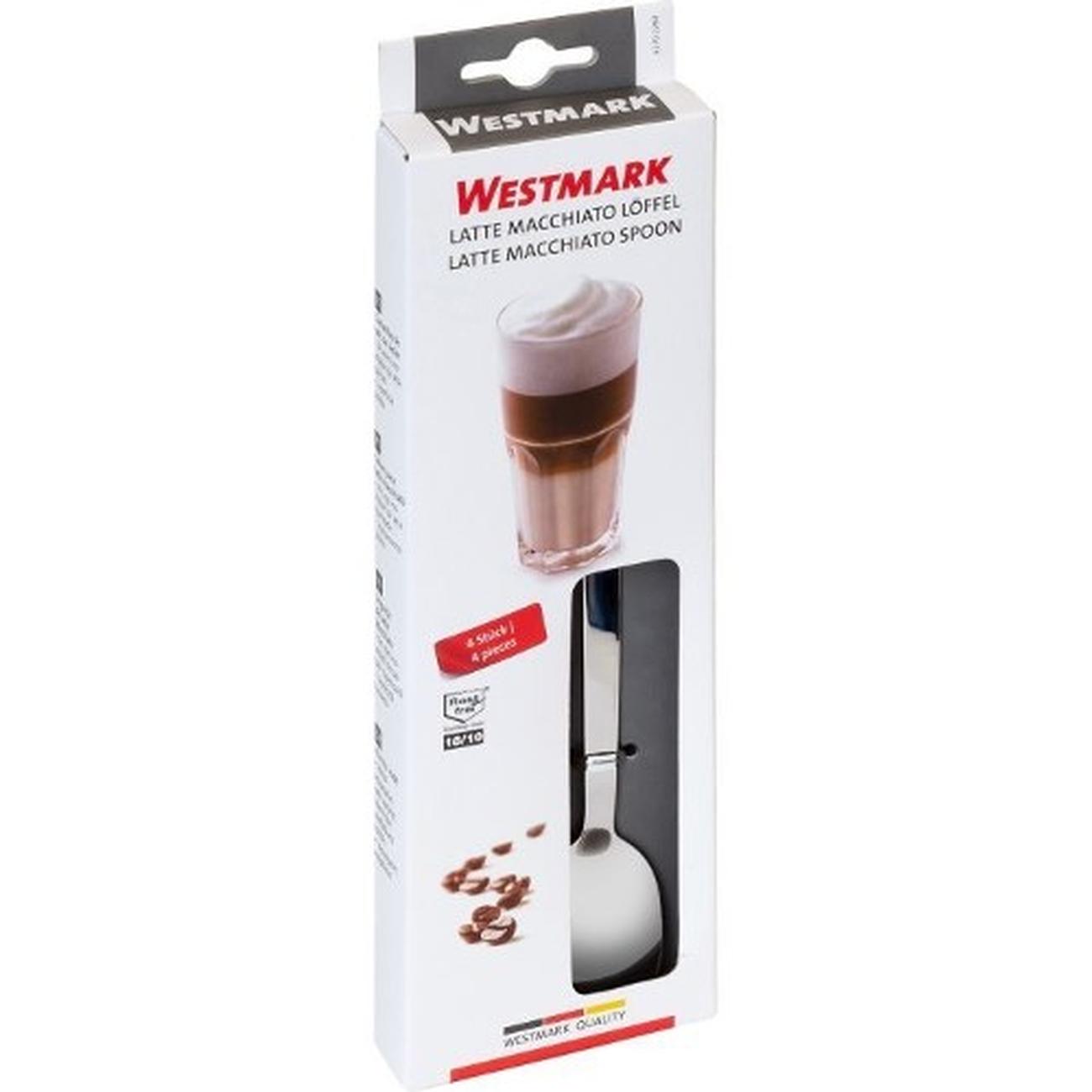 westmark-stainless-steel-latte-spoons-4pc - Westmark Set of 4 Latte Spoons