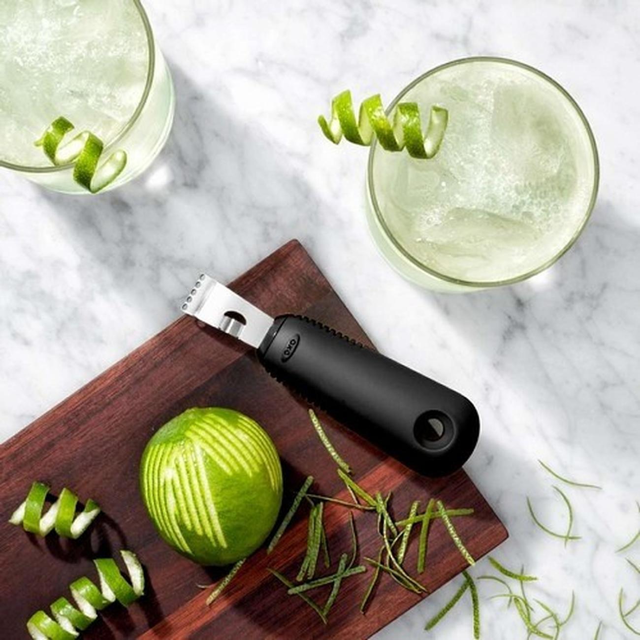 oxo-good-grips-lemon-zester-with-channel-knife - OXO Good Grips Citrus Zester & Channel Knife